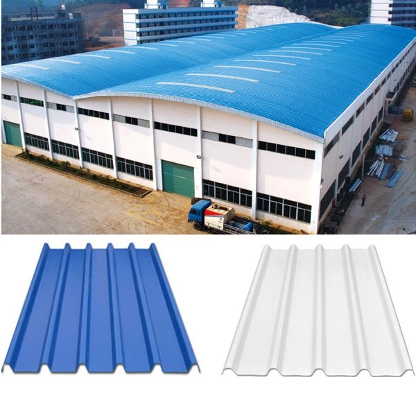 Feuille de toit en plastique PVC résistant aux acides