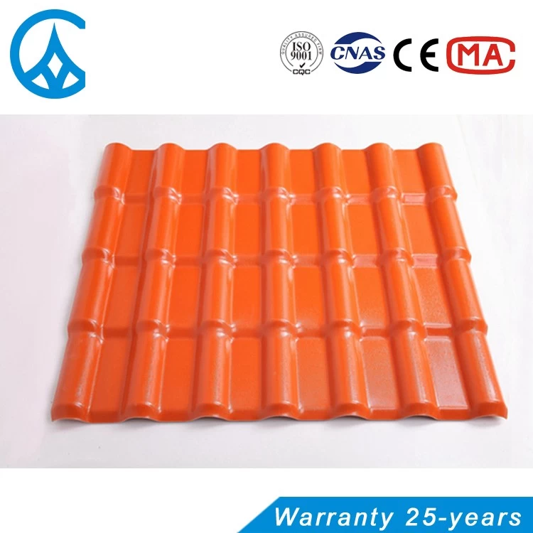 ZXC China supplier ASA sythetic resin roofing tile sheet