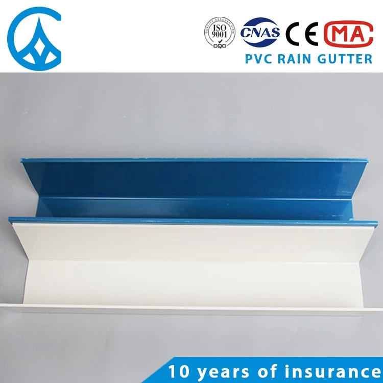 ZXC China supplier Cheap price anti-corrosion roofing plastic PVC rain water gutter