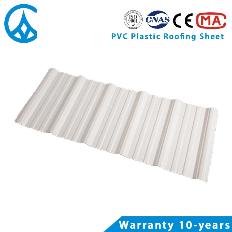 ZXC China supplier Lasting color plastic ASA-PVC roofing sheet provide 20 years warranty