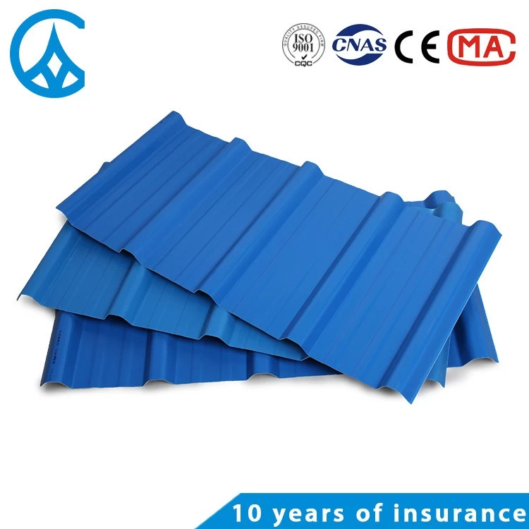 ZXC Light weight UPVC material plastic roof sheet for house roofing