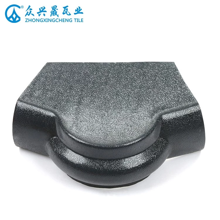 ZXC China supplier Main Ridge Roof Tile Head - Spanish style ASA roof tile accessories