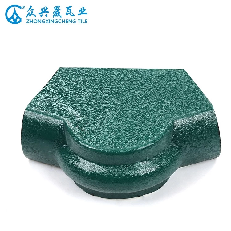 ZXC China supplier Main Ridge Roof Tile Head - Spanish style ASA roof tile accessories