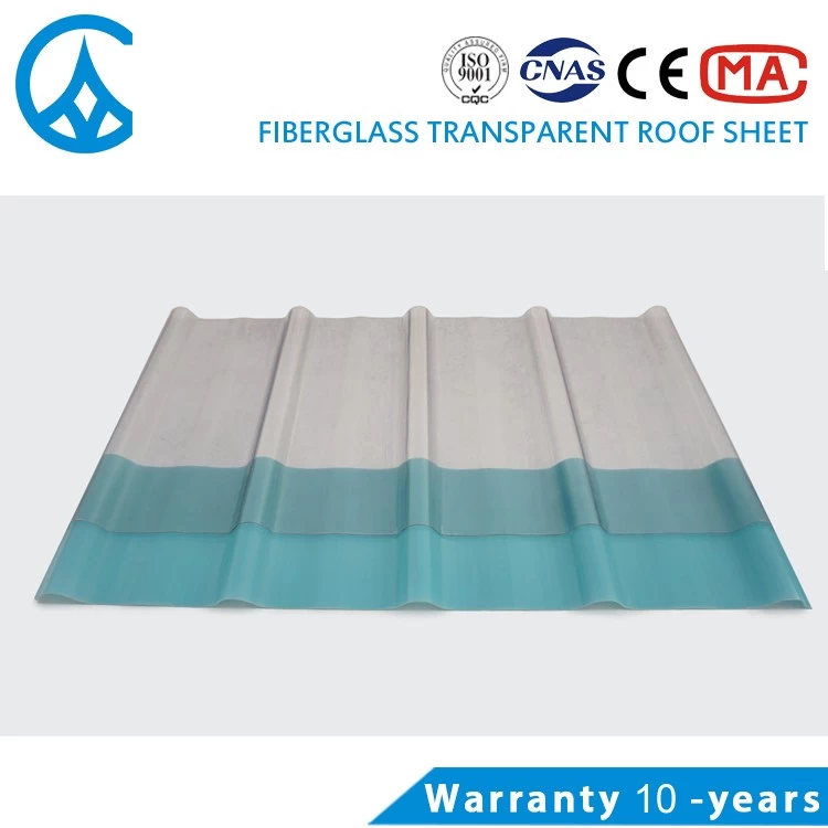 ZXC China supplier New technology fiber FRP transparent roof panel roofing sheet