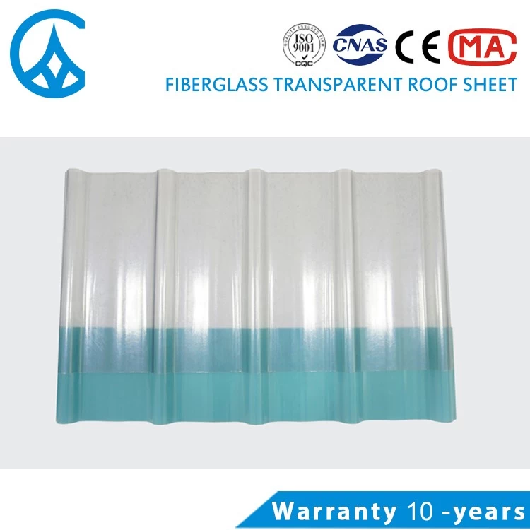 ZXC China supplier New technology fiber FRP transparent roof panel roofing sheet