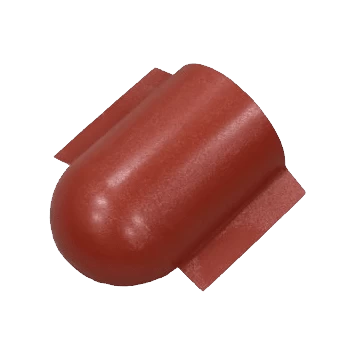 ZXC Synthetic Resin Plastic Roofing Accessories Tilted Ridge Roof Tile Head Wholesales