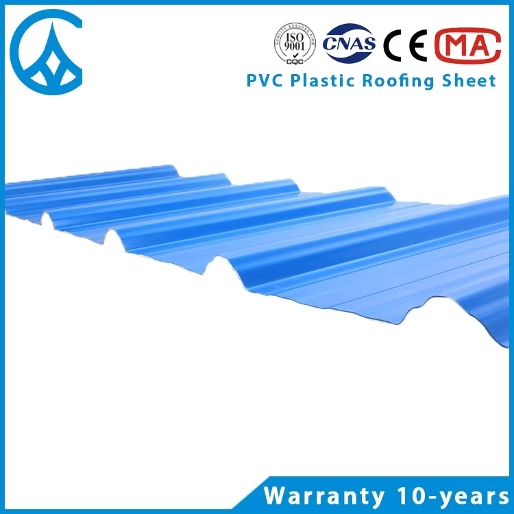 ZXC China supplier Unbreakable corrugated APVC plastic roof sheet with accessories
