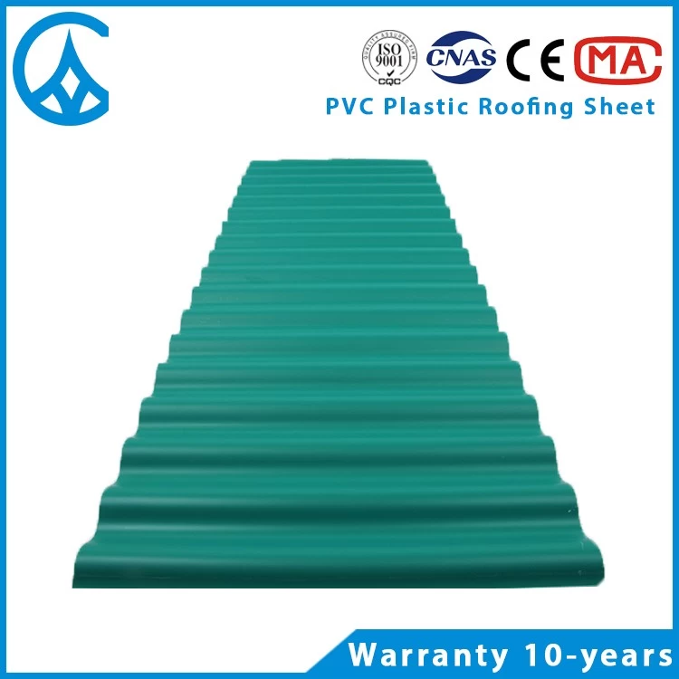 ZXC المضادة للتآكل المركب البلاستيكي بلاط السقف PVC