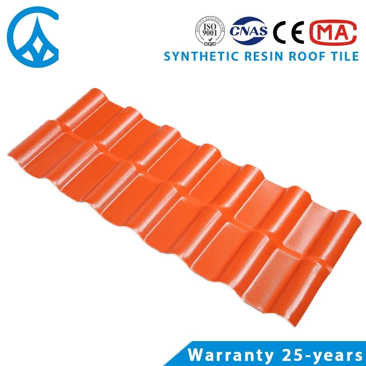 ZXC Chinese manufacturers ASA synthetic resin roof tile with good fire resistance