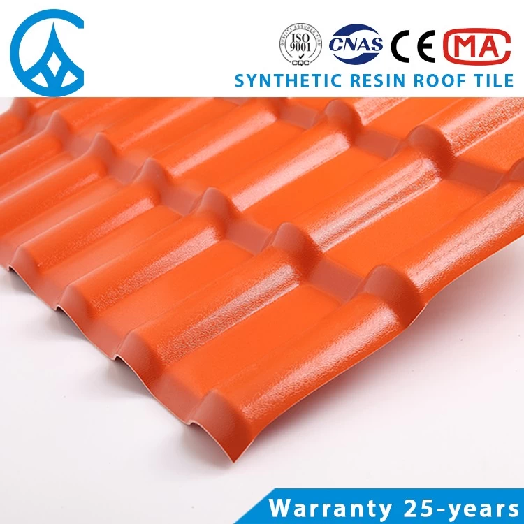 ZXC Chinese manufacturers ASA synthetic resin roof tile with good fire resistance