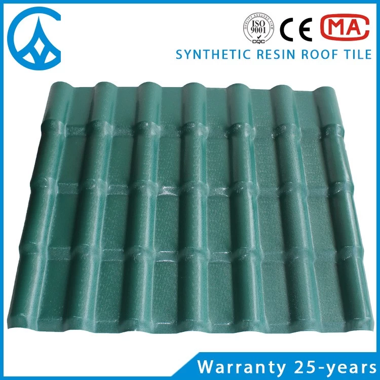 ZXC Green environment-friendly ASA synthetic resin roofing tile