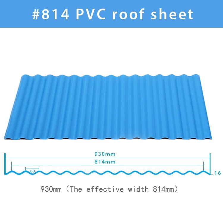 ZXC PVC Plastic water-prrof Roofing Sheet