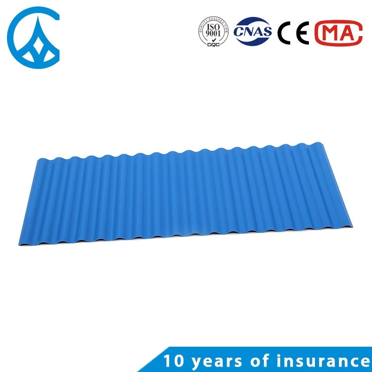 ZXC Plastic 980 wave tile corrosion resistance pvc roofing tile