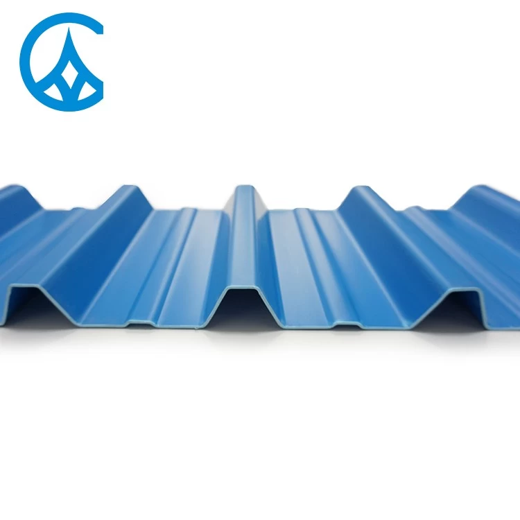 ZXC color coated plastic corrugated PVC roofing sheets