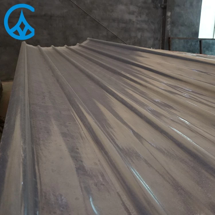 Fournisseur de fibre de verre ZXC Chine Transparent 70% Couleurs personnalisées Transmitance Transmittance Fibre de toiture en fibre de verre