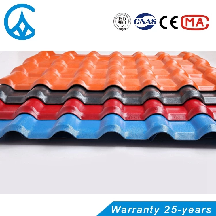 ZXC highly fire corrosion resistant asa corrugated colorful roofing sheets