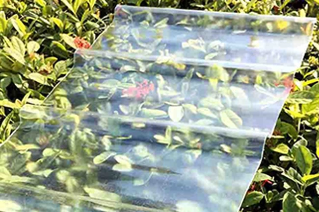 صفائح التسقيف البلاستيكية الشفافة المموجة الشفافة من البولي كربونات ZXC