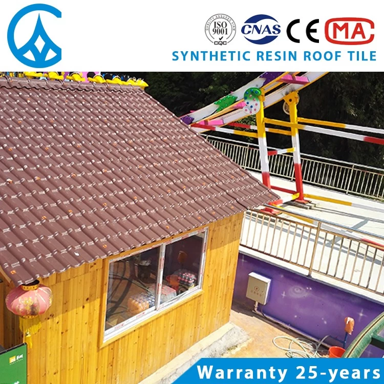 zxc Bamboo style ASA coated synthetic resin roof tile