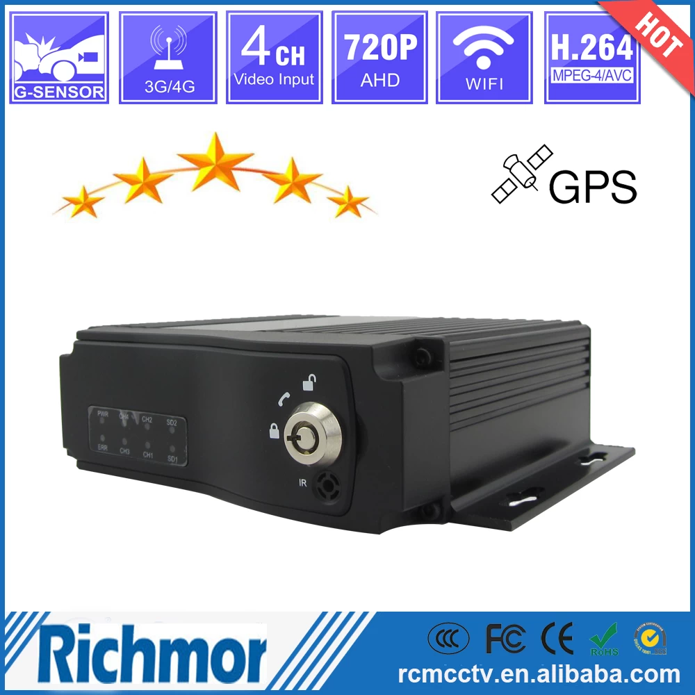3g And Gps Mini 4ch DVR, Wireless 4ch 4g Mobile Dvr wholesales