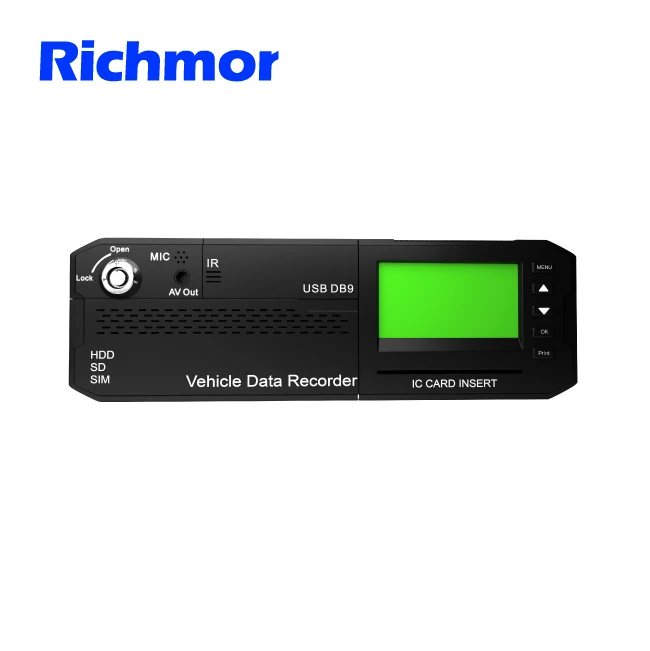 Full HD HDD 8CH 1080P DVR para videovigilancia de seguridad de vehículos