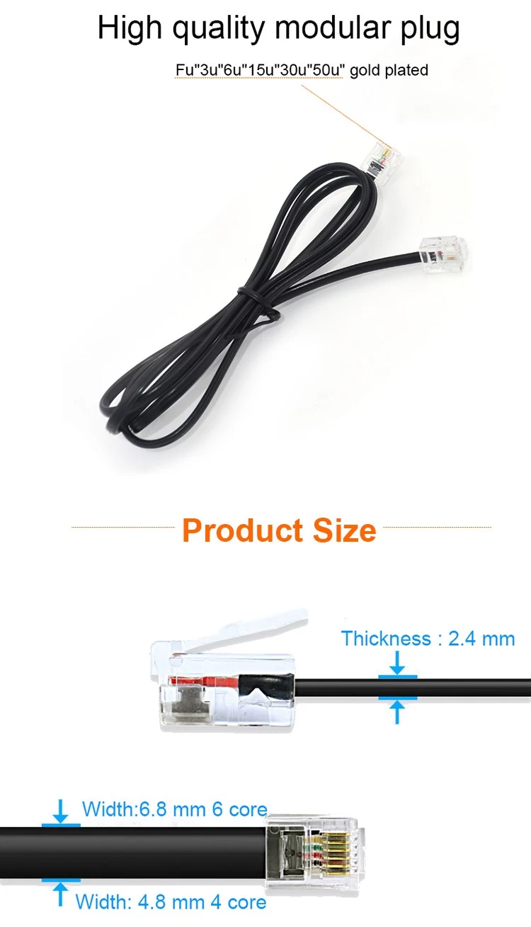 RJ11 - RJ45 Cable (5 Metres)