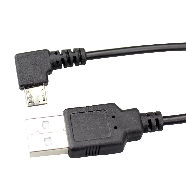 80 cm kąt prosty 90 stopni USB A męski na 90 stopni prosty kąt usb kabel micro kabel do ładowania danych wsparcie Niestandardowe