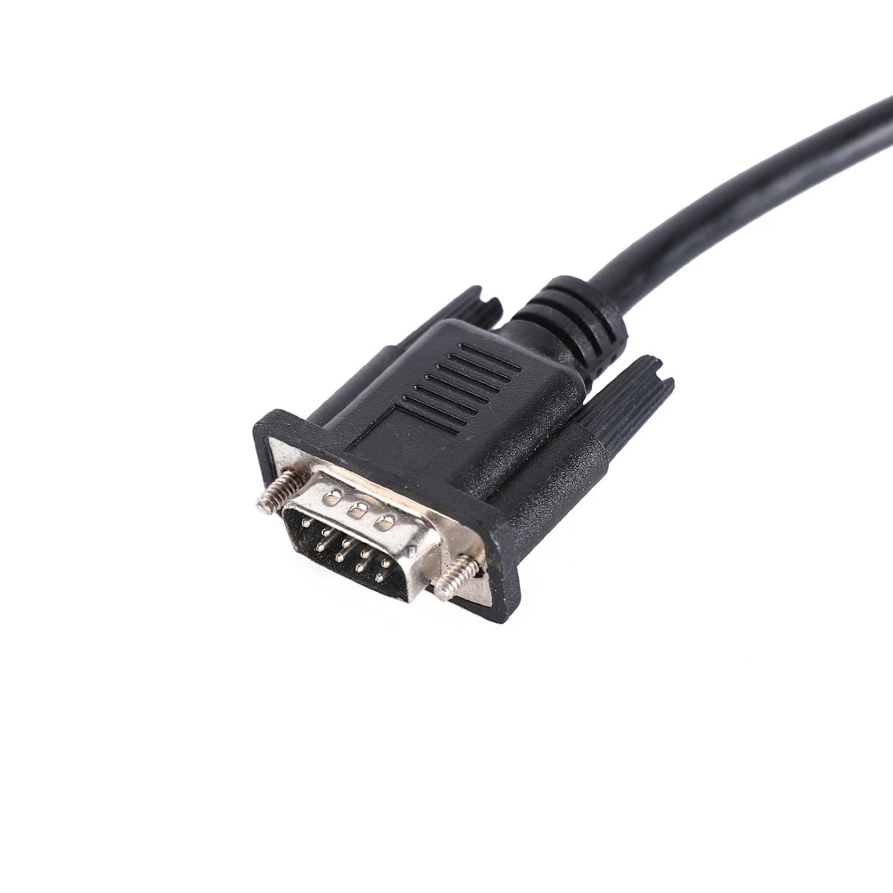 DSUB 9 pin spiral cable