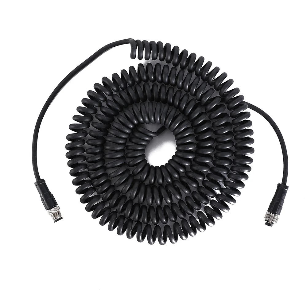 M12 3 4 5 6 8 12 17 spiral cable