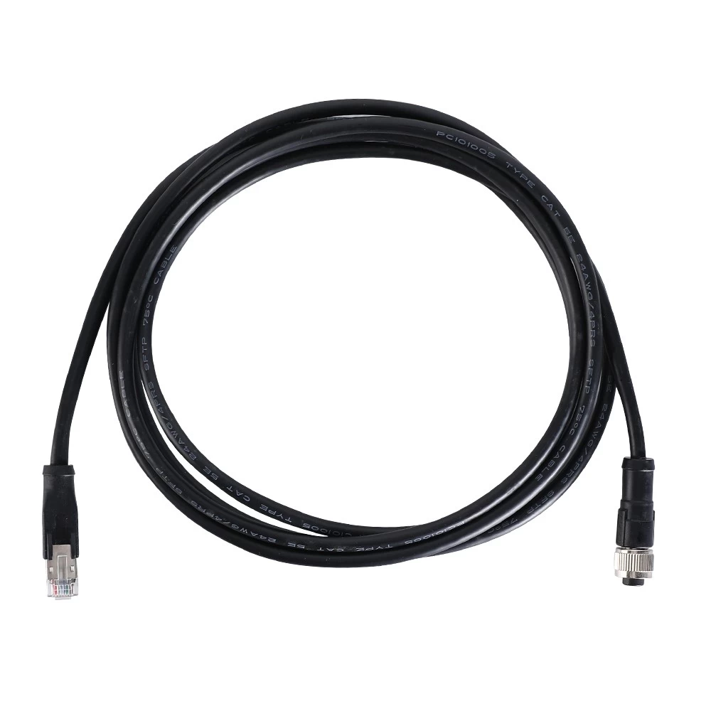 M12 4 5 pin pigtail female single end cable