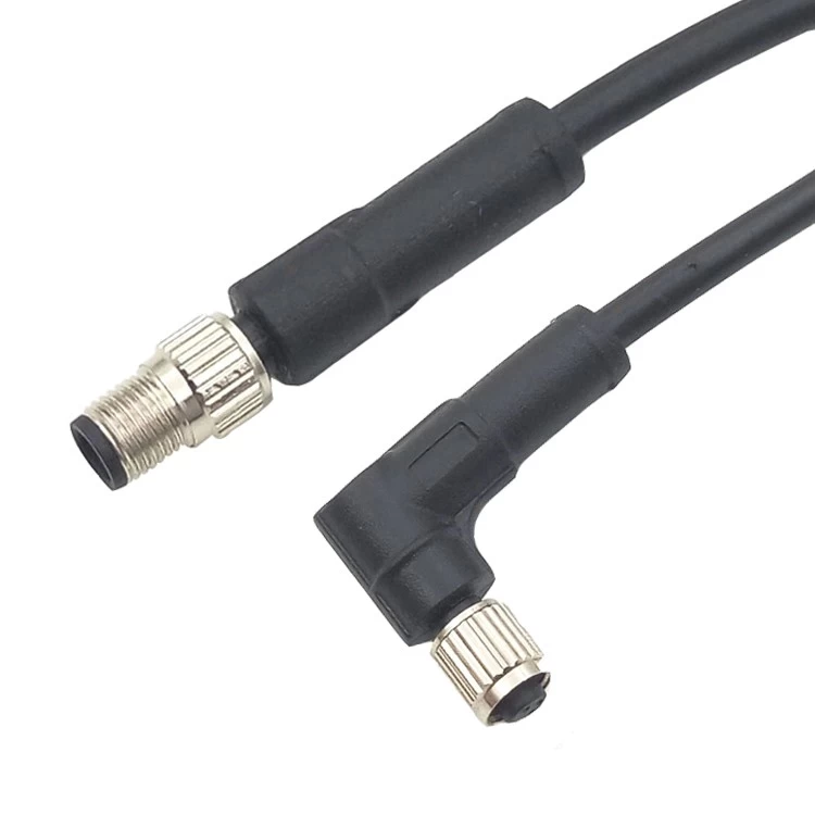 M5 A kod 3-stykowy 4-pinowy męski typ wtryskowy pcv kabel 1 M 2 M 3 M