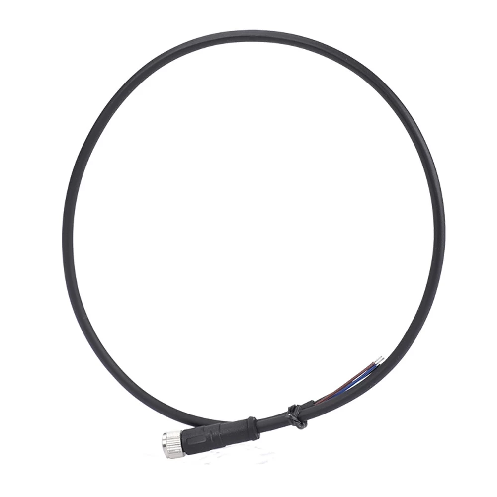 M8 3 4 5 core male plug to female socket cable