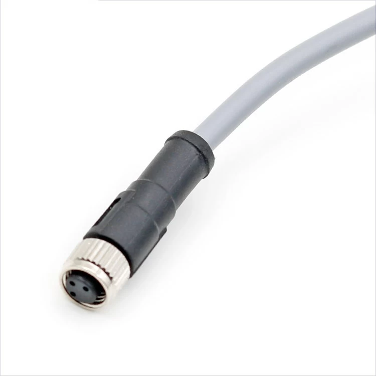 M8 3 4 5 pin connectors PVC or PUR Cable of Straight and Angled length optional