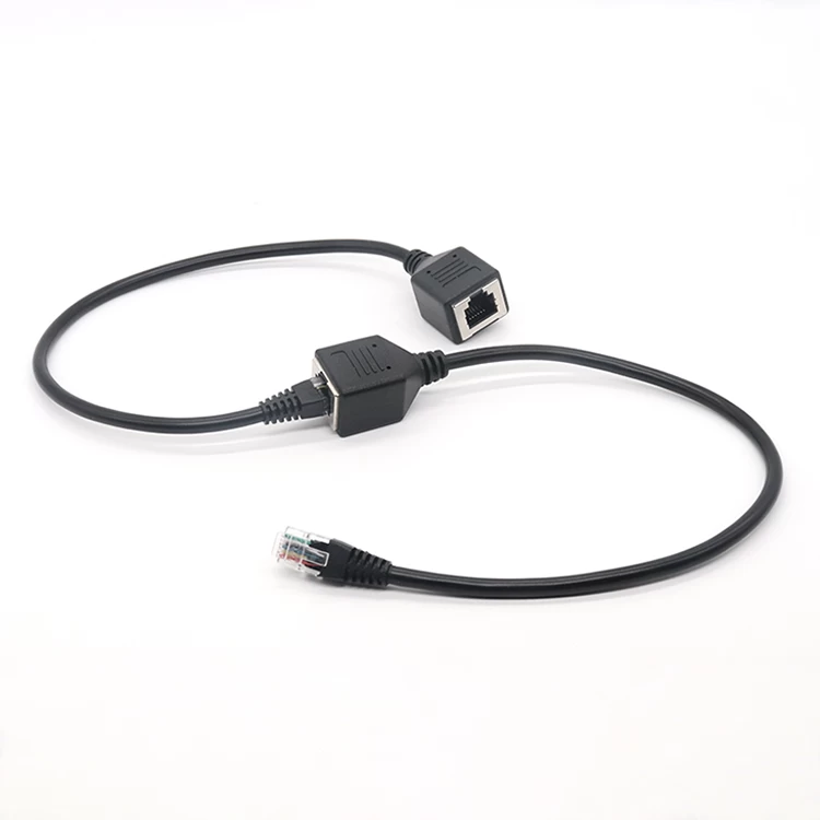 RJ12 6P6C Connectors Male to Female Network Extension Cable