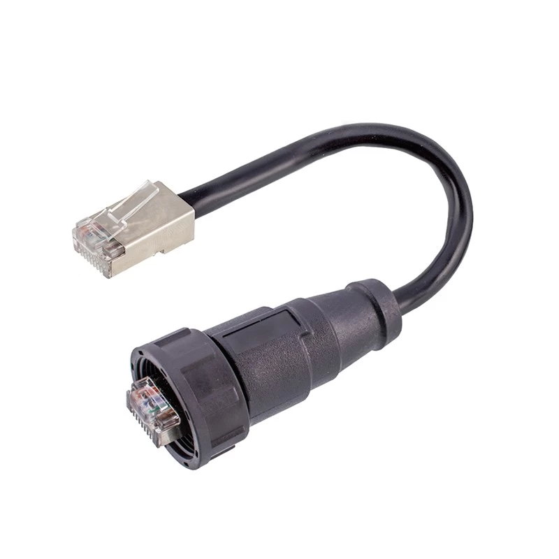 RJ45 shielded cat5e cat6a network cable