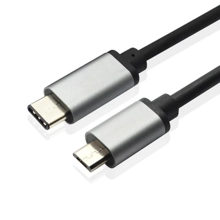 USB 2.0 micro usb data cable to USB type c charging cable length optional