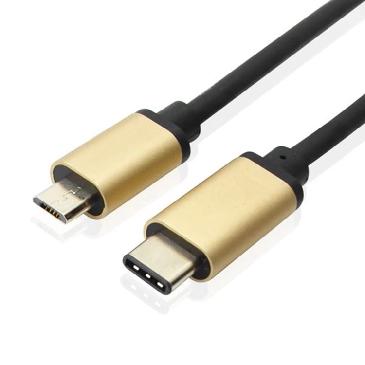 USB C cable to Micro USB data and charge cable 1 Meters length