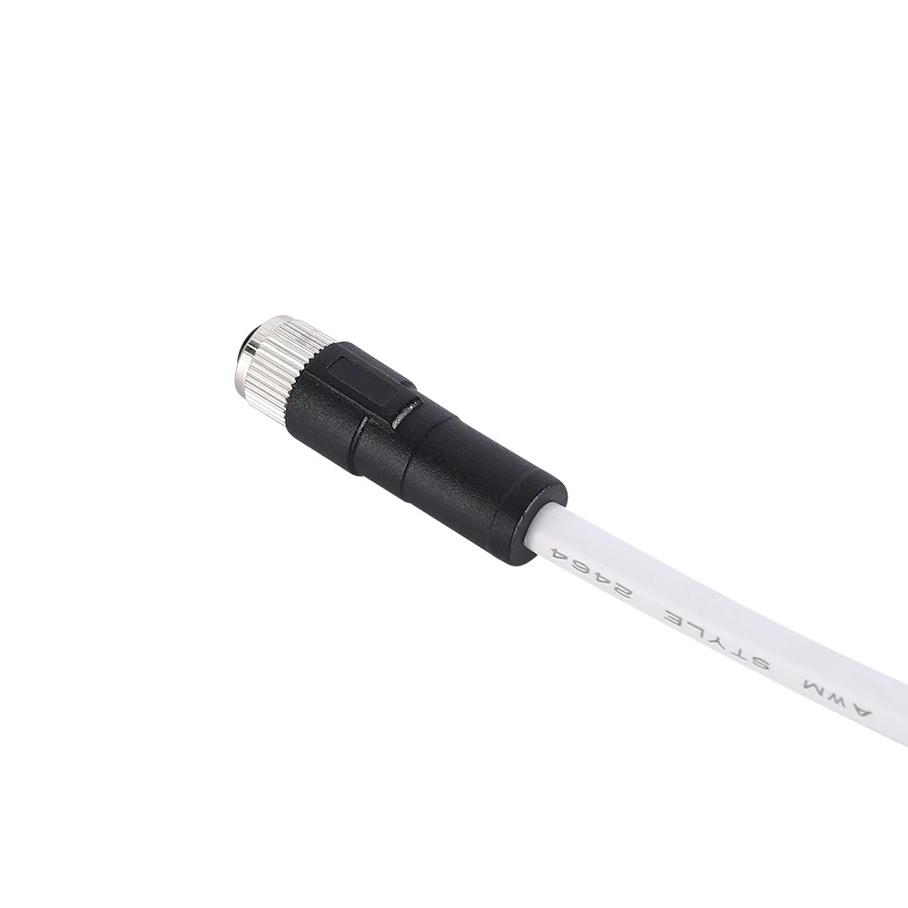 White color M8 3 4 5 6 8 pin cable