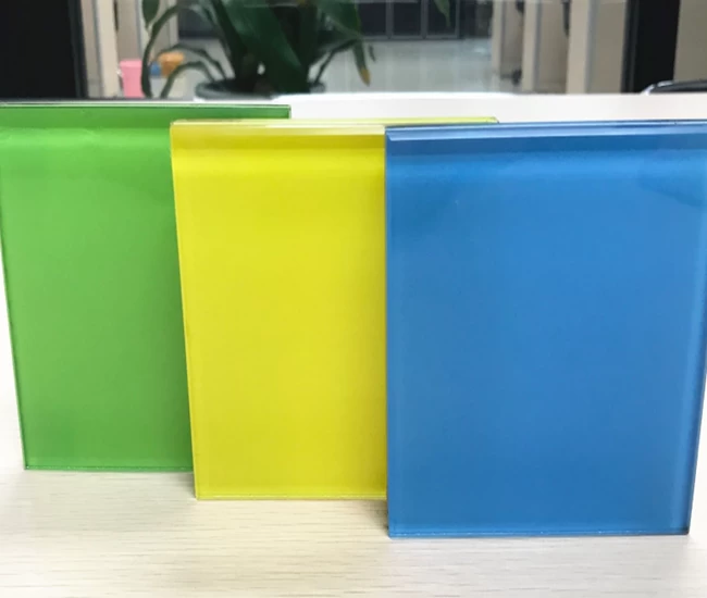 Colorful temepred laminated glass supplier