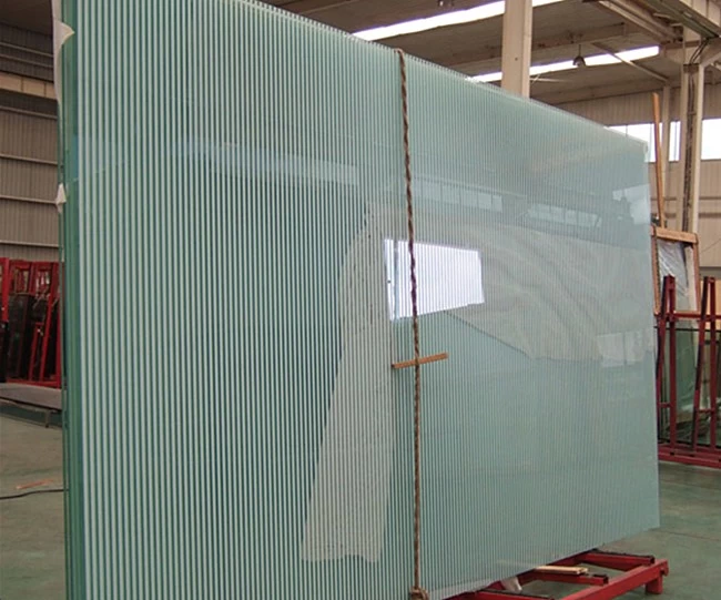 white color screen printing glass panels