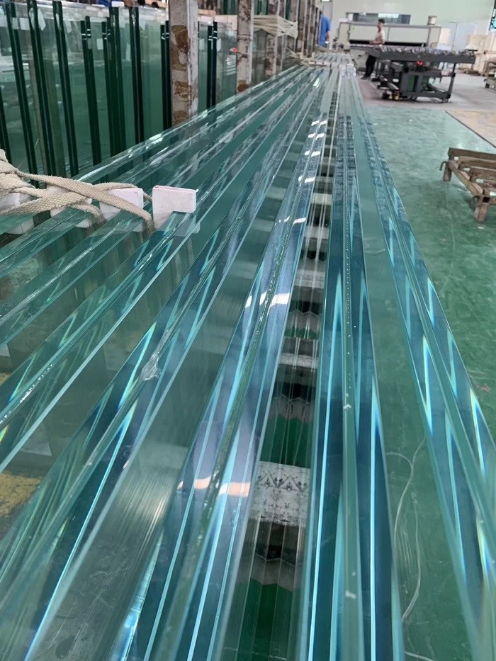 ultra clear jumbo size tmpered laminated glass
