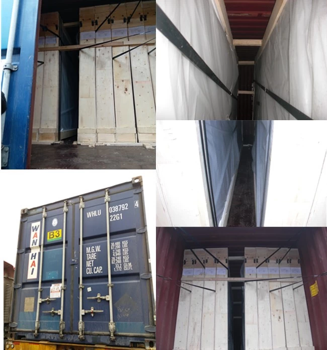 packaging of 12.38mm laminated glass