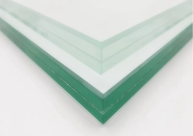 clear low iron temepred laminated glass for glass balustrade
