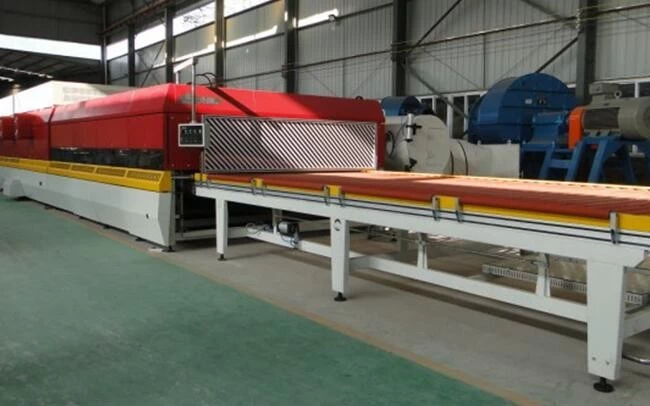 Toughened glass production line