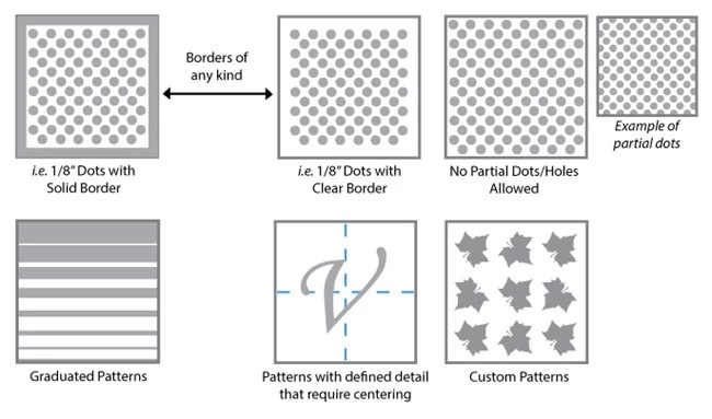 pattern silk screen printing glasss