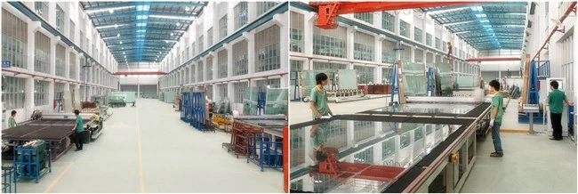 Anti-reflective glass production plant