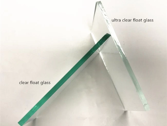 clear float glass Vs super clear float glass