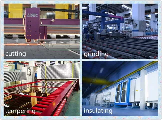 low e double insulating production process