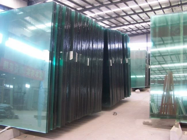 clear float glass warehouse