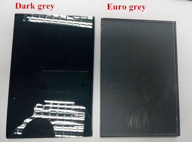 euro grey reflective glass and dark grey reflective glass