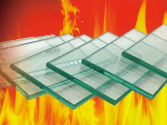 single panel and compound anti fire glass